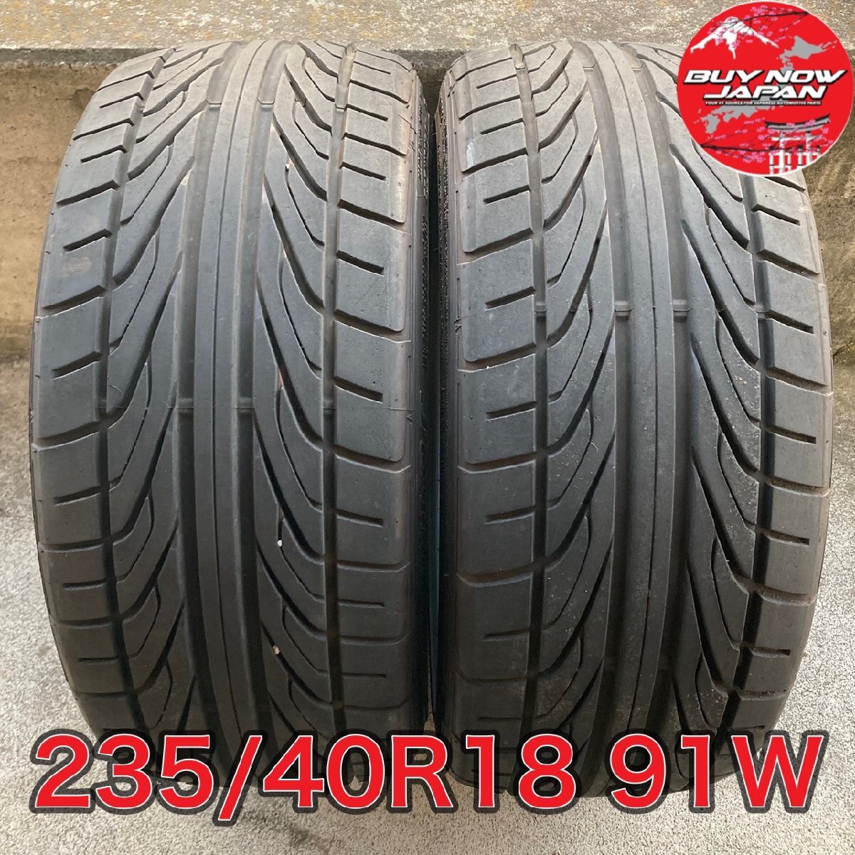 【全体的に状態が悪い】235/40R18 91W DUNLOP DIREZZA DZ101 中古2本セットの落札情報詳細 - Yahoo ...