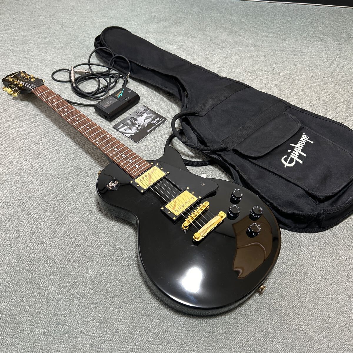 【ジャンク】エピフォン　レスポール　スタジオ　ギターケース ジャンク】エピフォンレスポールスタジオギターケース