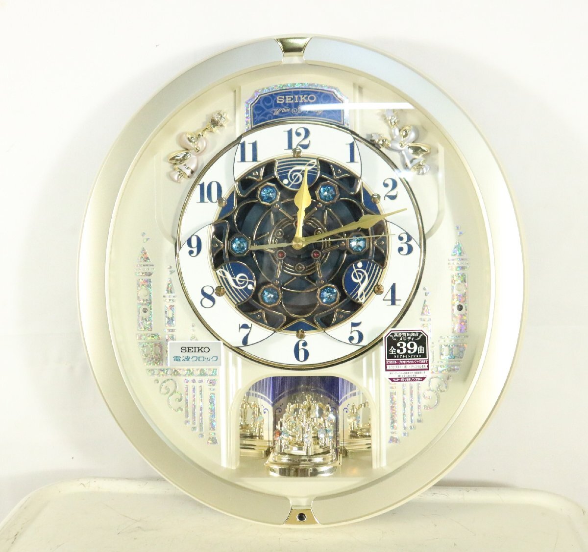 訳あり品 セイコーからくり電波掛時計 61) 訳あり品 セイコー製