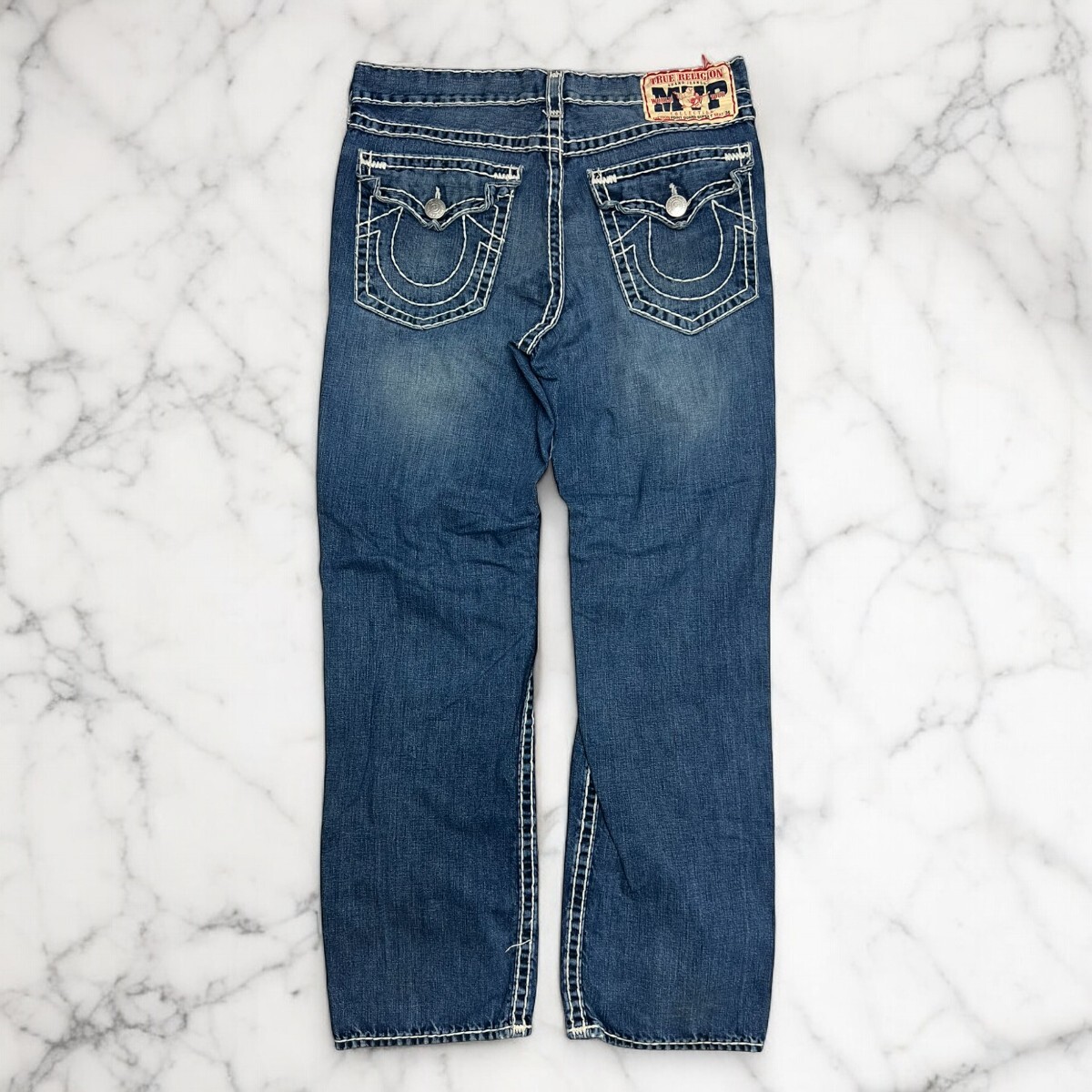 □USA製 TRUE RELIGION トゥルー レリジョン BILLY SUPERT デニム 
