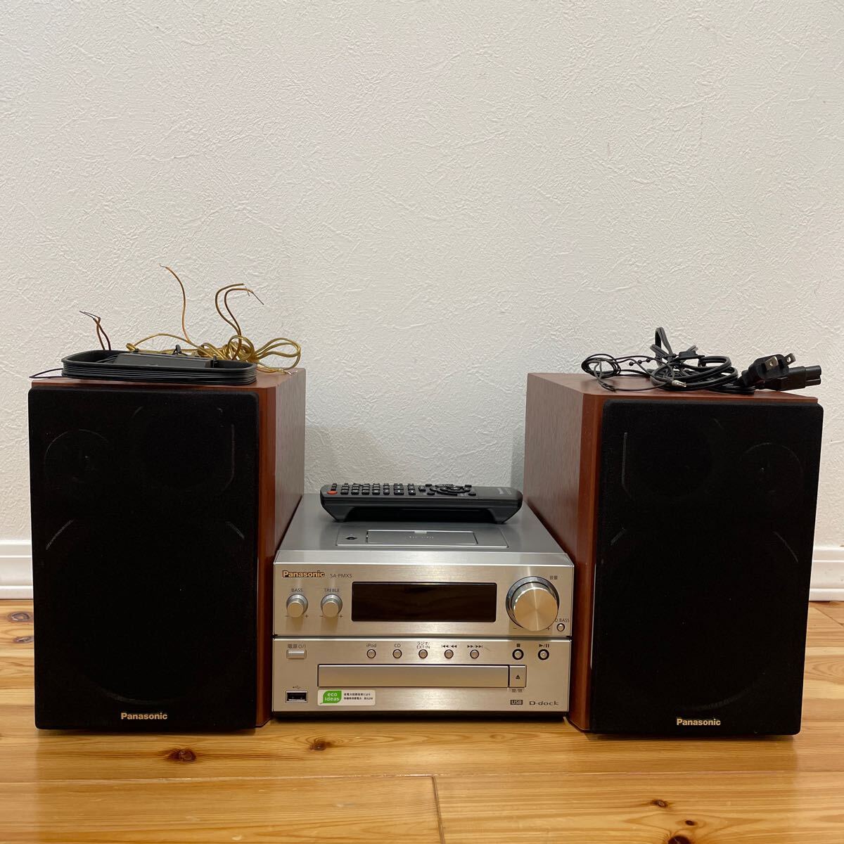 SA-PMX5 CDステレオシステム　USB端子　ミニコンポ　iPodドック SA-PMX5 CDステレオシステム USB端子 ミニコンポ iPodドック Amazon.co