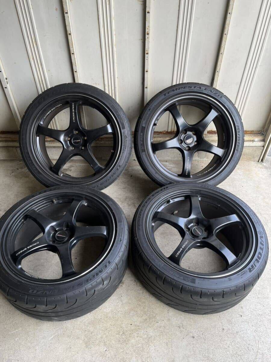 新品】クロススピードハイパーエディションCR5 18インチ8.5J HOT STUFF
