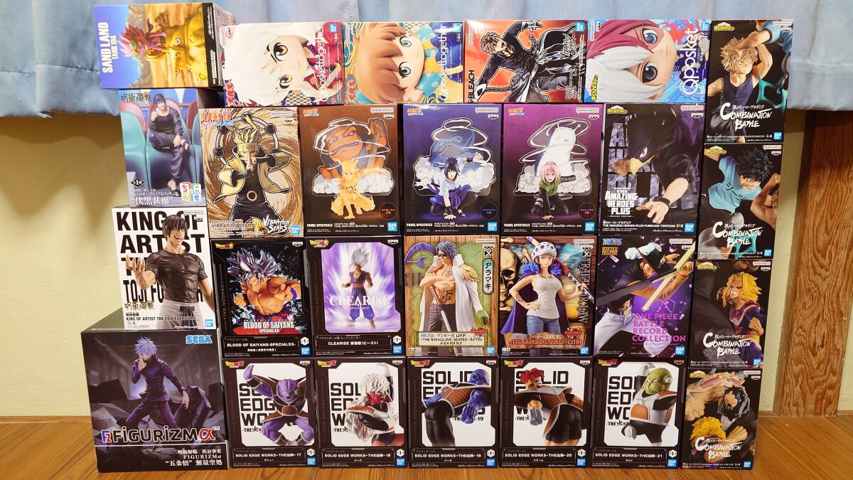 未使用】プライズフィギュア 27点セット 呪術廻戦 ドラゴンボール 