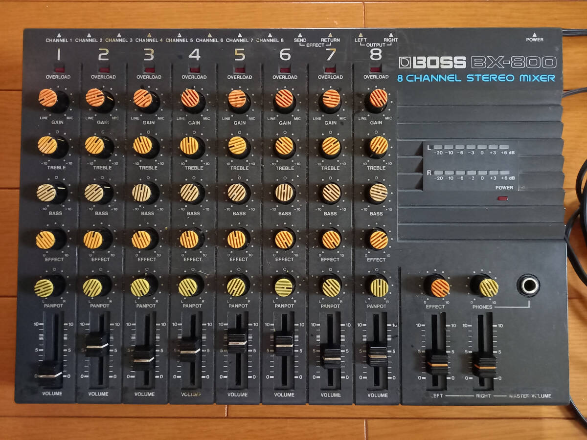 ジャンク】BOSS BX-16 16チャンネルステレオミキサー