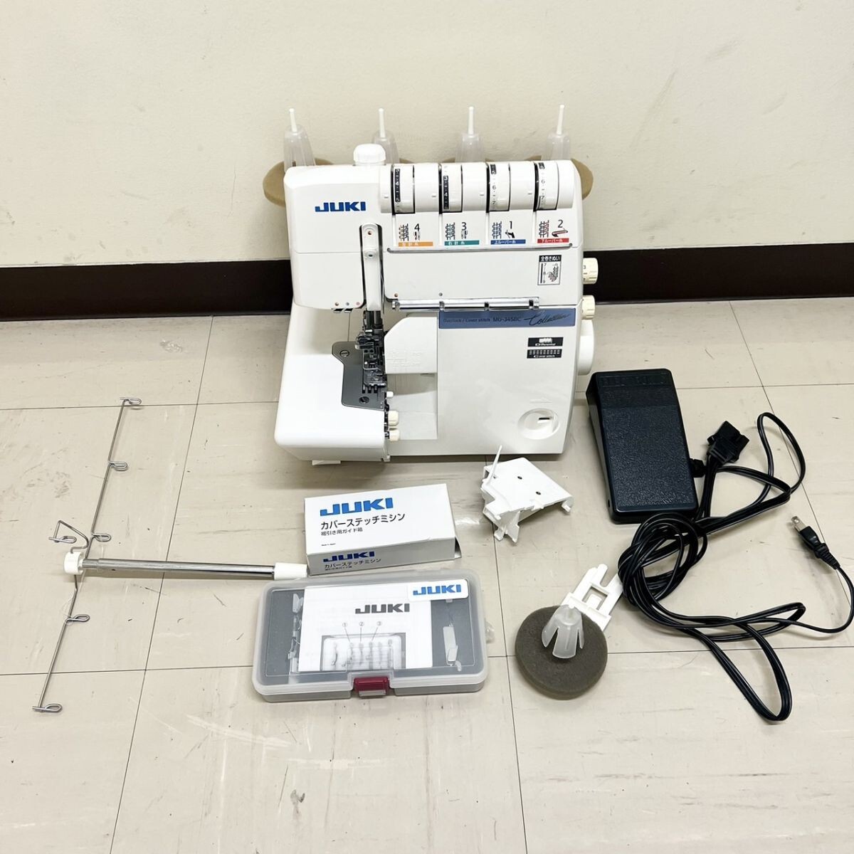 JUKI ジューキ ロックミシン うまう MO-345DC 本体 動作確認済