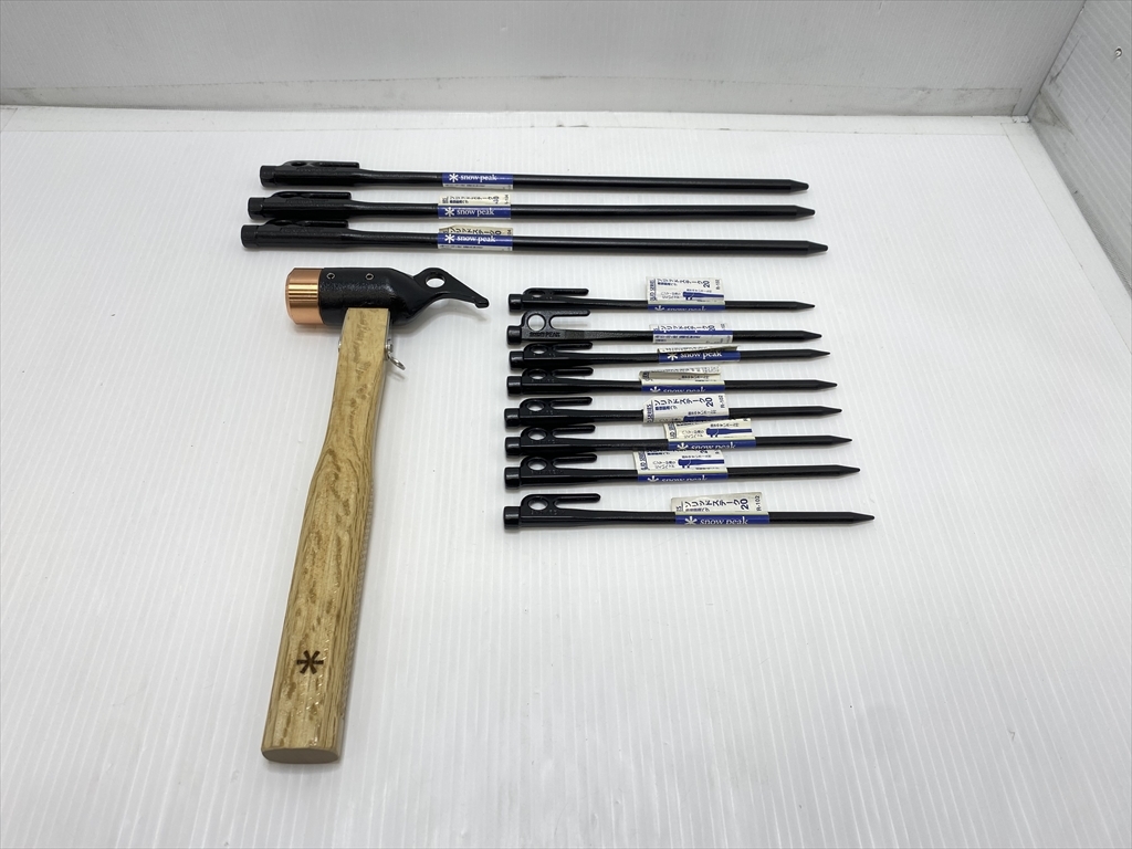 スノーピーク ペグハンマーProCとソリッドステーク30 8本セット 専用