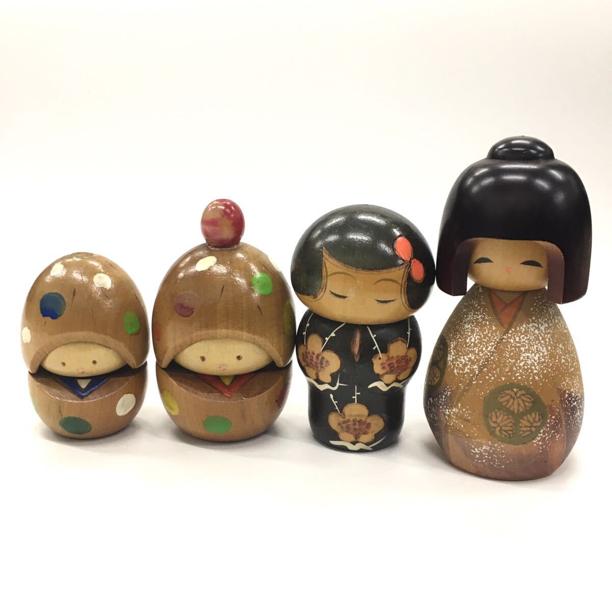 夫婦こけし 宮下はじめ作 昭和レトロ （宮下はじめ 送り出す