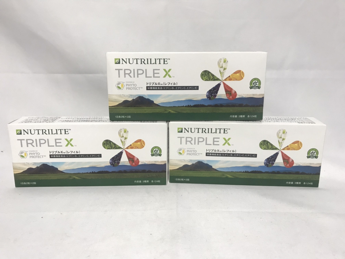 【新品未開封】nutrilite トリプルX 2箱　レフィル トリプルX （レフィル） | ニュートリライト（Nutrilite）