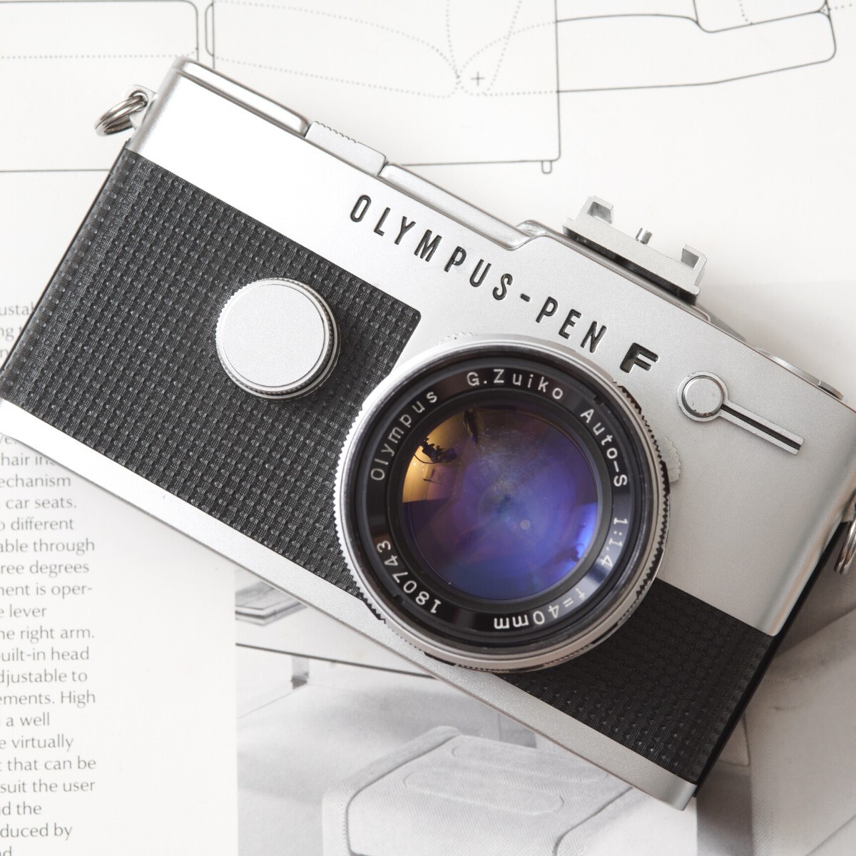 オリンパス PEN FT F1.8 フィルムカメラ Olympus 箱取説あり オリンパス PEN FT F1.8 フィルムカメラ Olympus 箱取説あり