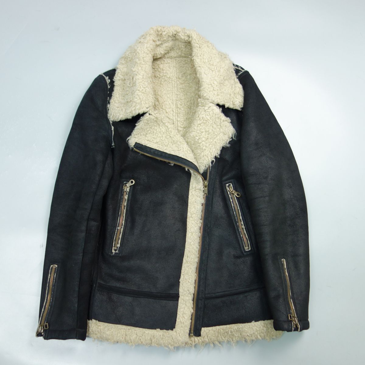 【HYSTERIC GLAMOUR】レザージャケット　ライダース　山羊革　M HYSTERIC GLAMOUR】レザージャケット ライダース 山羊革 M（新品