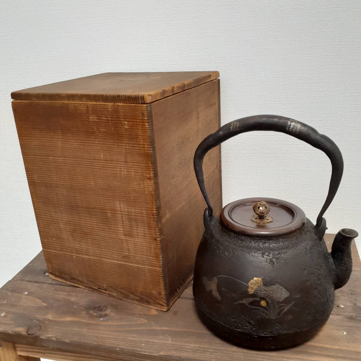 八代 吉向十三軒 六瓢湯呑（6客）共箱 汲出し茶碗