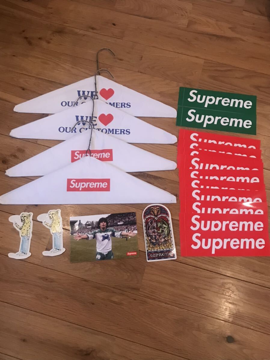 シュプリーム ハンガー supremeノベルティ ボックスロゴステッカー 