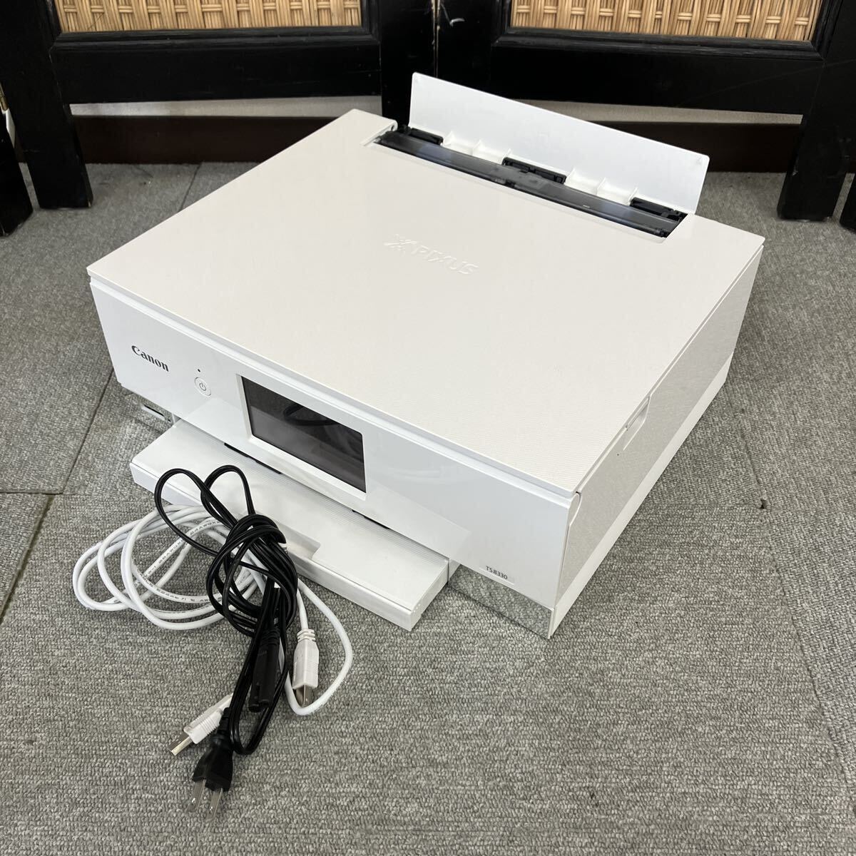 Canon TS8030 インクジェットプリンター　ホワイト TS8030（ホワイト）】キヤノン インクジェット プリンター 複合
