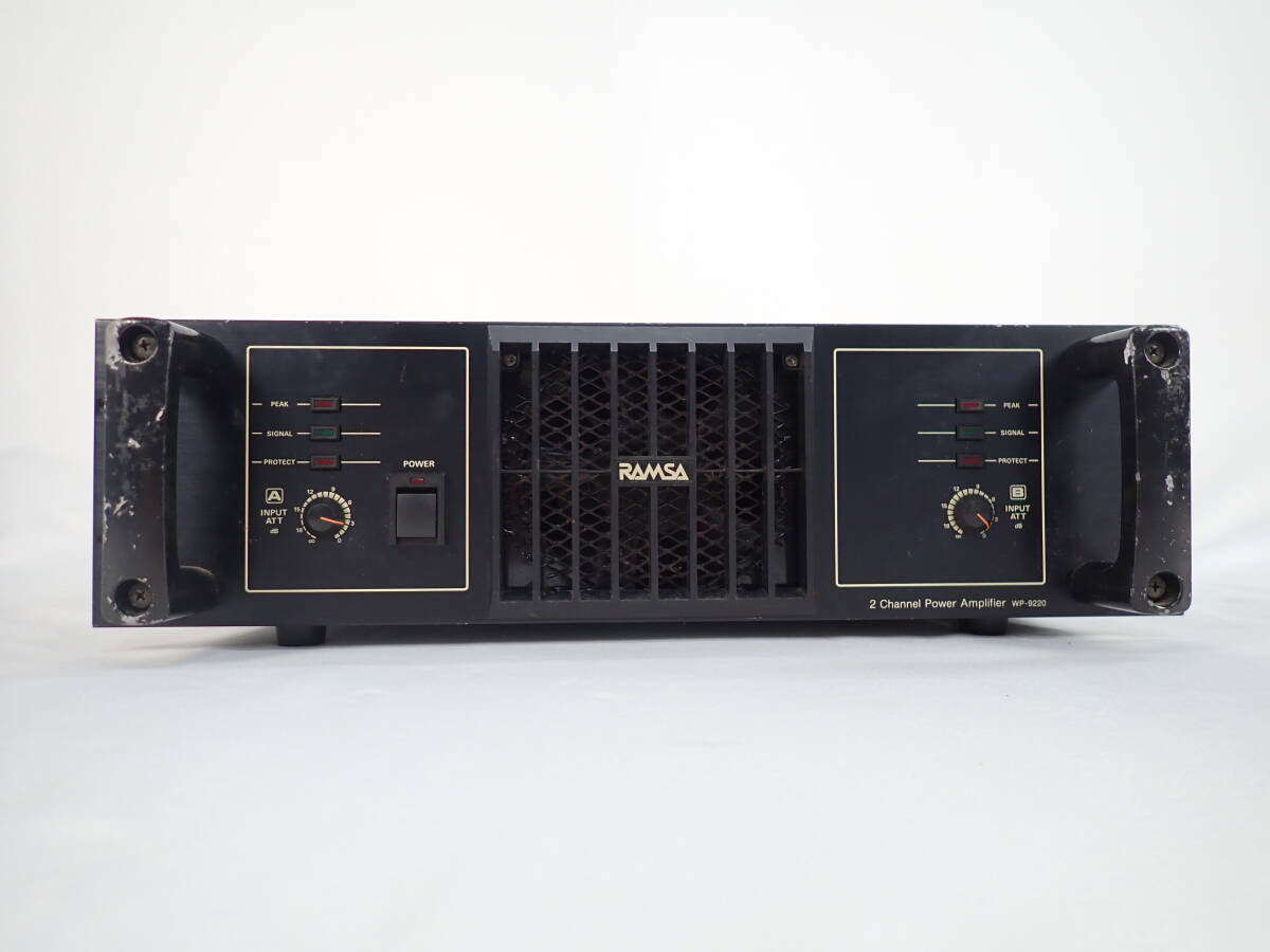 RAMSA ラムサ National ナショナル WP-9220 パワーアンプ オーディオ