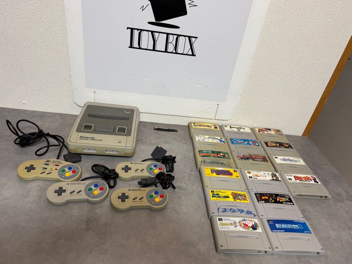 セット売り】SFC ソフト スーパーマリオ カービィ 3本セット