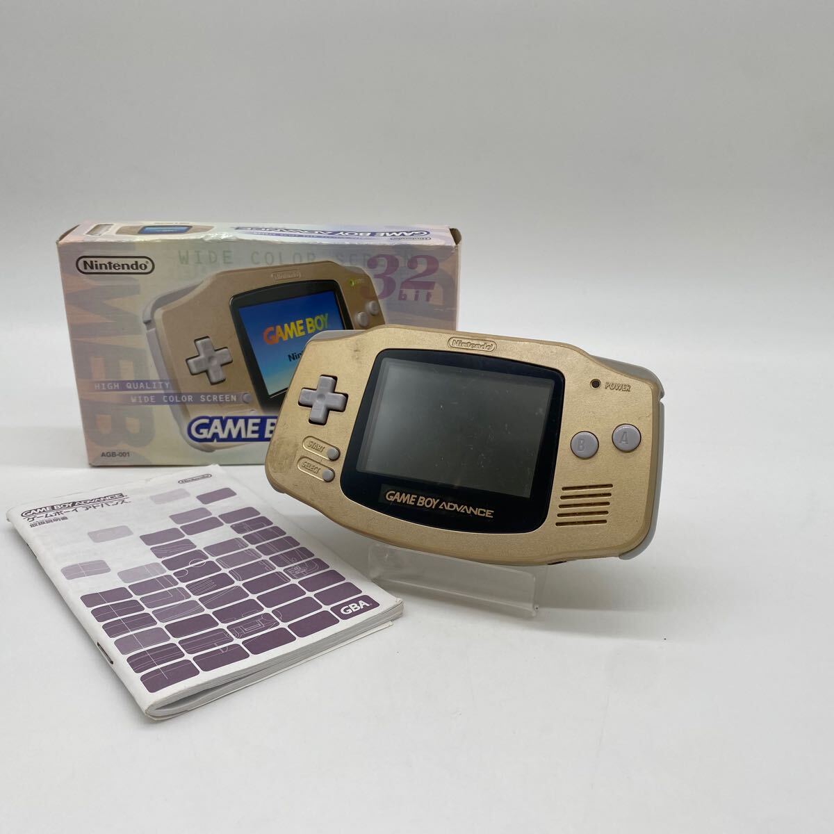 任天堂　ゲームボーイアドバンス　動作品 任天堂 Nintendo ゲームボーイアドバンス バイオレット 動作確認済
