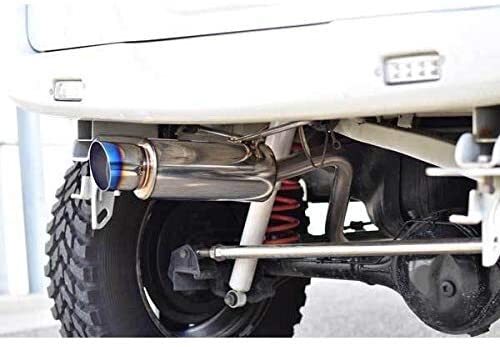 Amazon | -bluefin- ジムニー マフラー JA12 JA22 ステンレス Type02