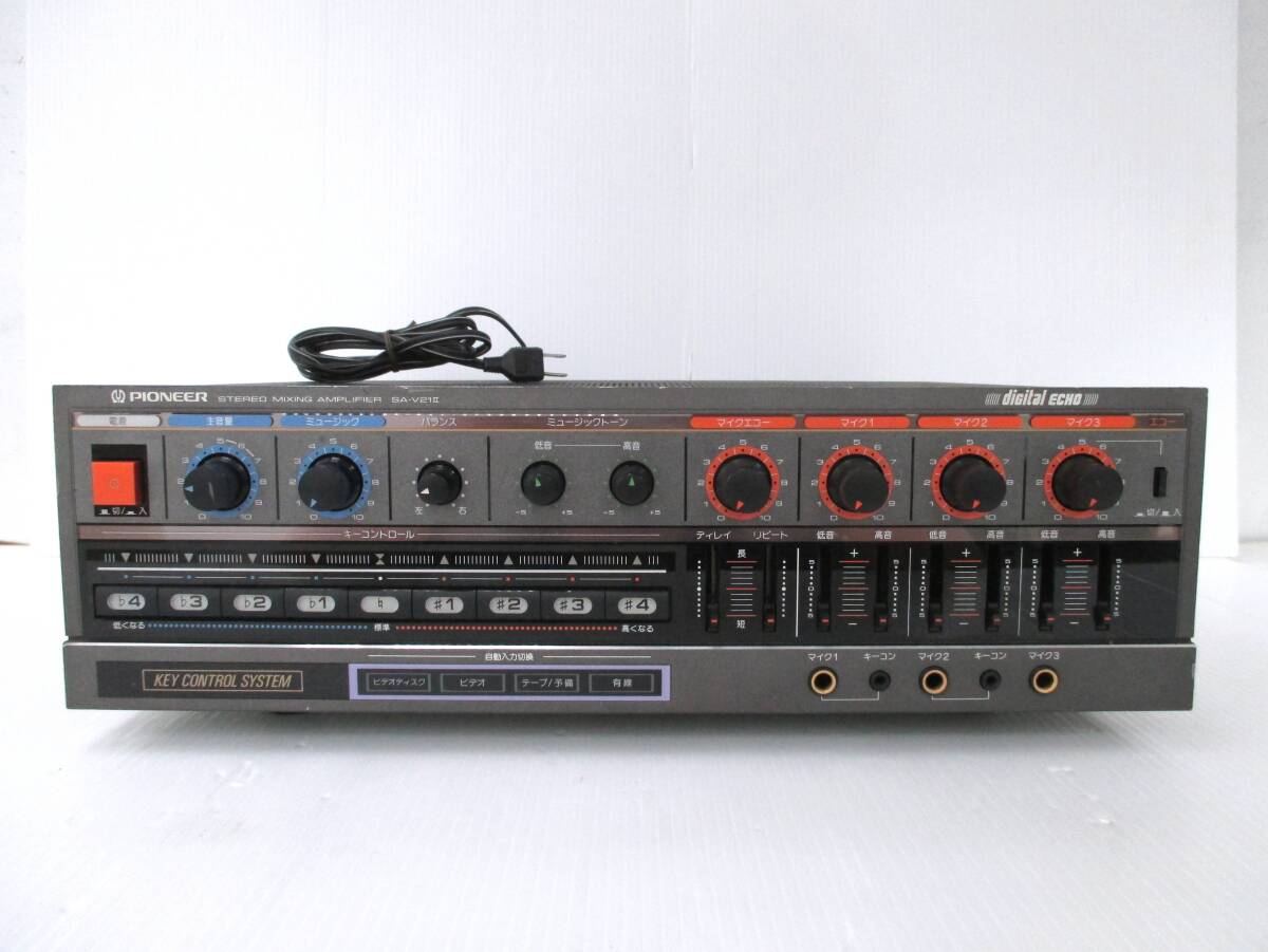 Pioneer SA-V11 ミキシングアンプ Pioneer SA-V11 ミキシングアンプ 動作OK】パイオニア カラオケアンプ