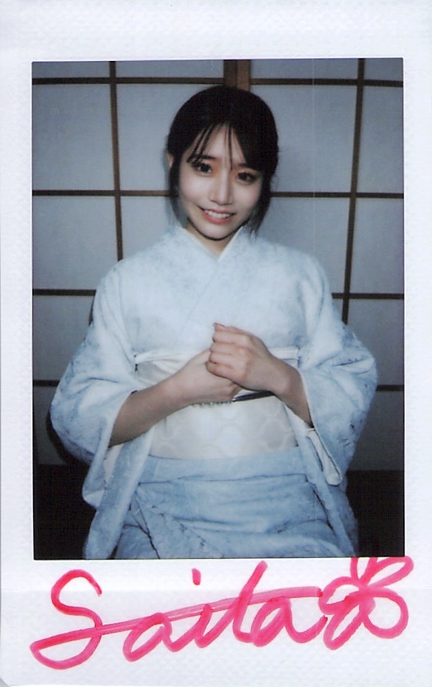 河北彩伽　　「直筆」サイン入りチェキ　写真集特典　バスローブver．①　河北彩花 河北彩伽 直筆サイン入り チェキ 伽の花