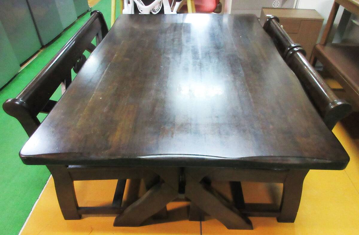 廃盤希少☆karimoku/カリモク RUSTIC ルスティック 囲炉裏ダイニングセット