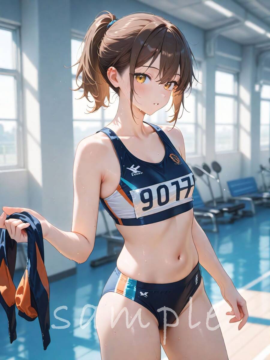 一点物】M571 美女 A4 ポスター イラスト アート グラビア 写真