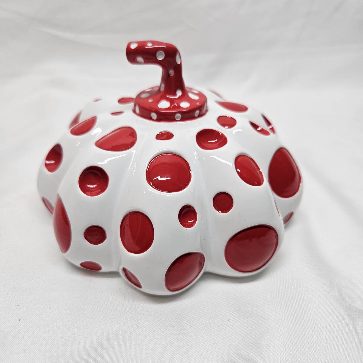 草間彌生 NAOSHIMAレッドパンプキン 約13cm