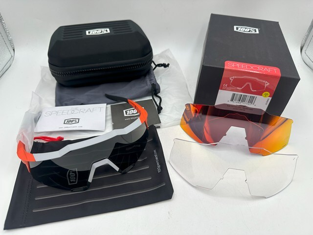 美品】 100% ワンハンドレッド SPEEDCRAFT スペアレンズ3枚