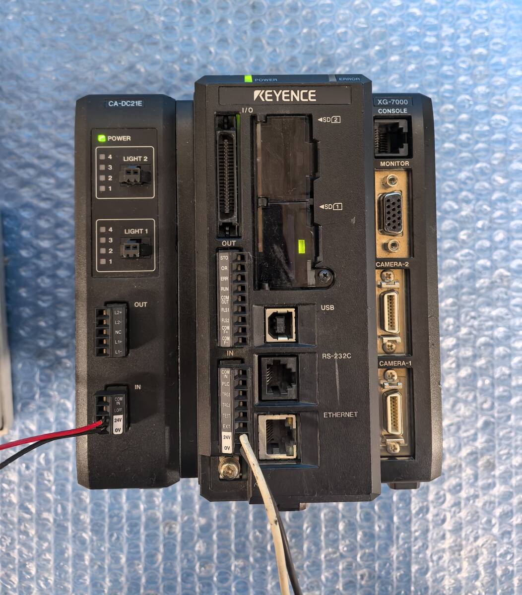 KEYENCE xg-7500 接続機器 op SDカード、コンソールオマケ付き KEYENCE xg-7500 接続機器 op SDカード、コンソールオマケ付き KEYENCE