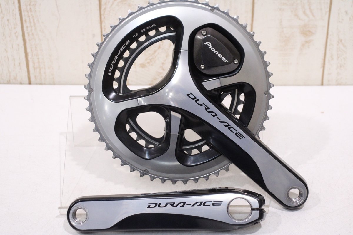 Pédalier Compteur De Puissance Pioneer Pour Shimano Dura-Ace FC-9000 - 172,5mm 52/36T