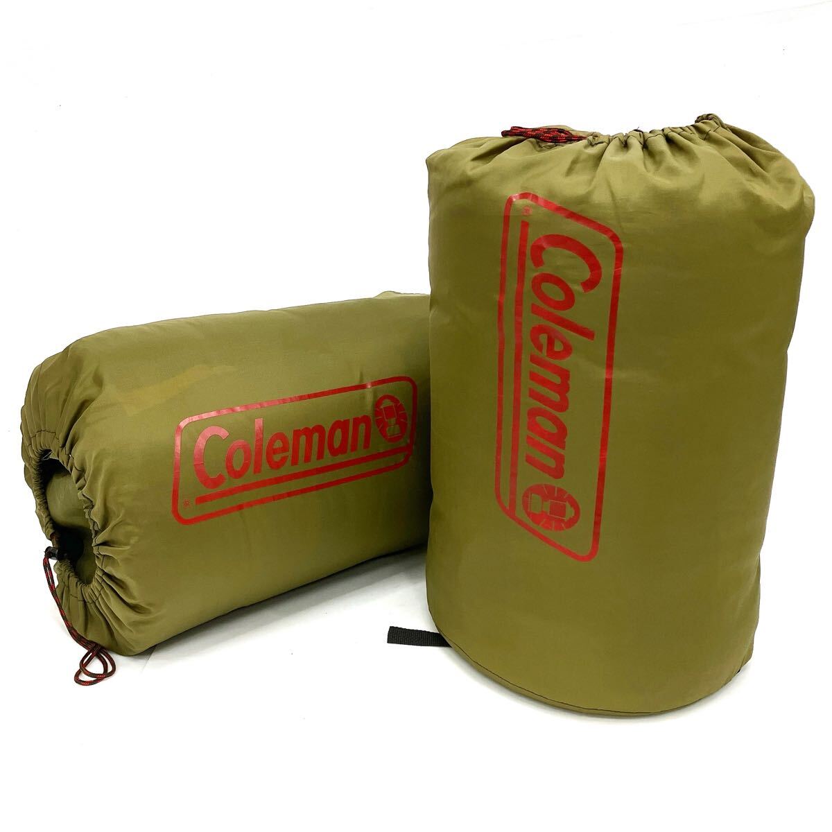 Coleman - コンフォートマスター®スリーピングバッグ/C0(カナリア/コットン)中古2セット Coleman コンフォートマスター®スリーピングバッグ/C0(カナリア