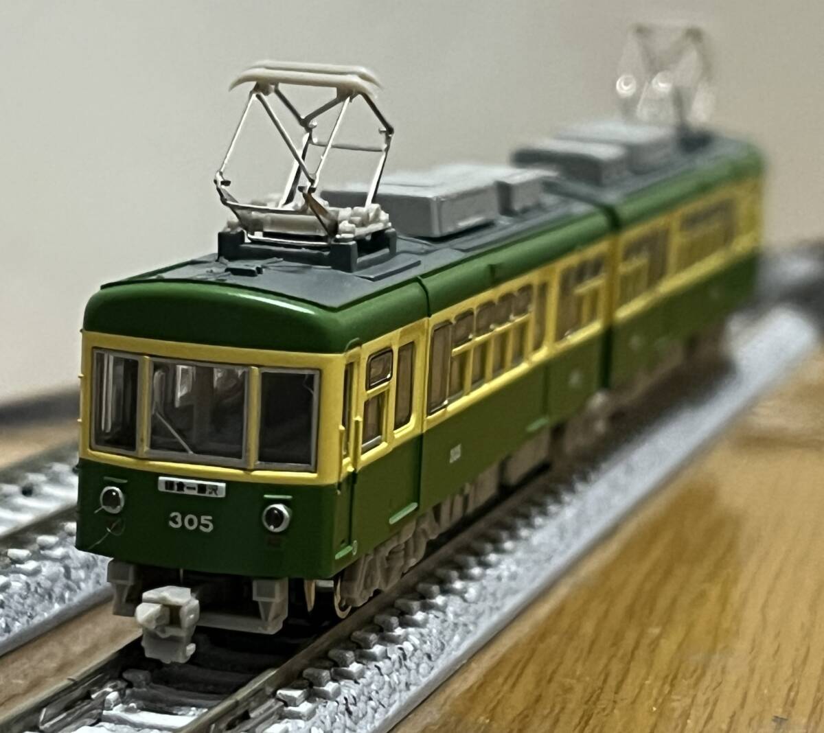 【未使用】MODEMO NT52 江ノ島電鉄 江ノ電 300形 305F 1灯型 送料無料 美品 即決 MODEMO NT52 江ノ島電鉄 江ノ電 300形 305F