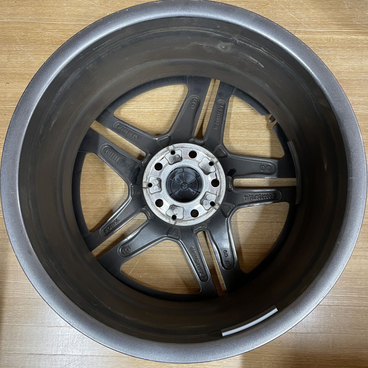 傷や汚れあり】GB250 クラブマン MC10 純正 フロントホイール