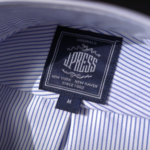 新品 定価1.2万 ジェイプレス 日本製 PREMIUM PLEATS オックスフォード ボタンダウン シャツ M 青 【I48476】 J.PRESS 春夏 メンズ OX BD 新品 定価1.2万 ジェイプレス 日本製 PREMIUM PLEATS オックスフォード