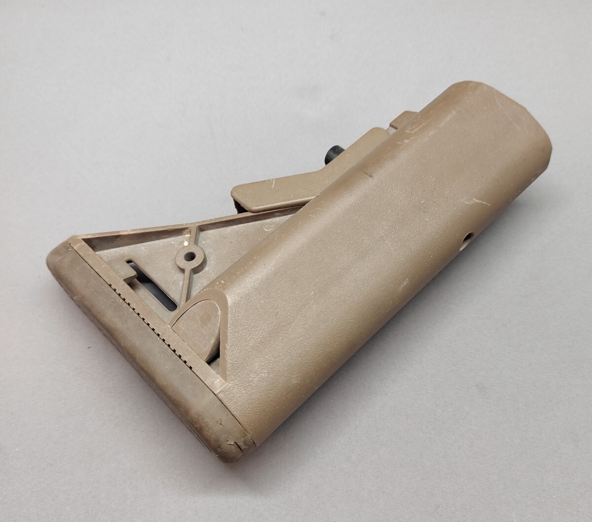 uksf放出 実物 良品 LMT Gen 2 SOPMOD クレーンストック TAN★★ MK18 Daniel Defense トレポン HK417 東京マルイ delta uksf放出 実物 LMT 初期Gen 2 SOPMOD クレーンストック 濃いTAN カラー