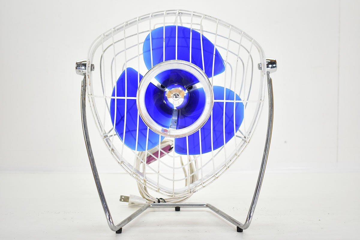 傷や汚れあり】HITACHI 612-BB 20cm 3枚羽根 養蚕用 扇風機 動作OK