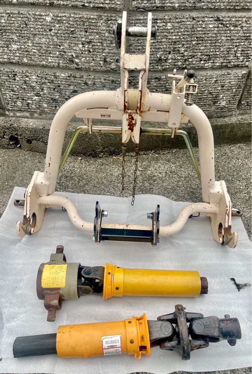 ★ MTS-1100 草刈り 作業幅 約1100mm トラクター ハンマーナイフ ローター モア 草刈機 ロータリー アタッチメント 中古品 ★