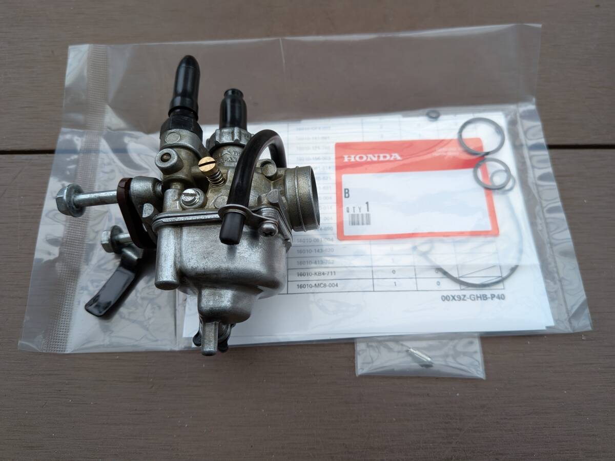 モトコンポ 純正オリジナルキャブレター 大変貴重なメインジェット交換