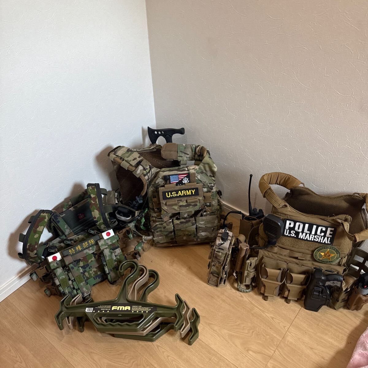 A-TACS FG LBGベスト+装備リュック+BDU 迷彩服セット！サバゲー特 サバゲセット A-Tacs FG イーグルフォース Eagle Force BDU