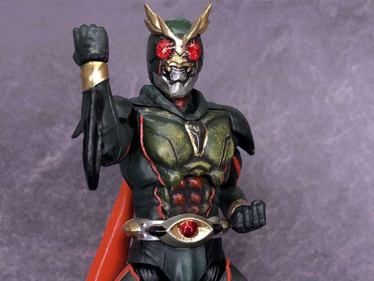 HG 仮面ライダーX GOD総司令 呪博士 改造 リペイント 完成品