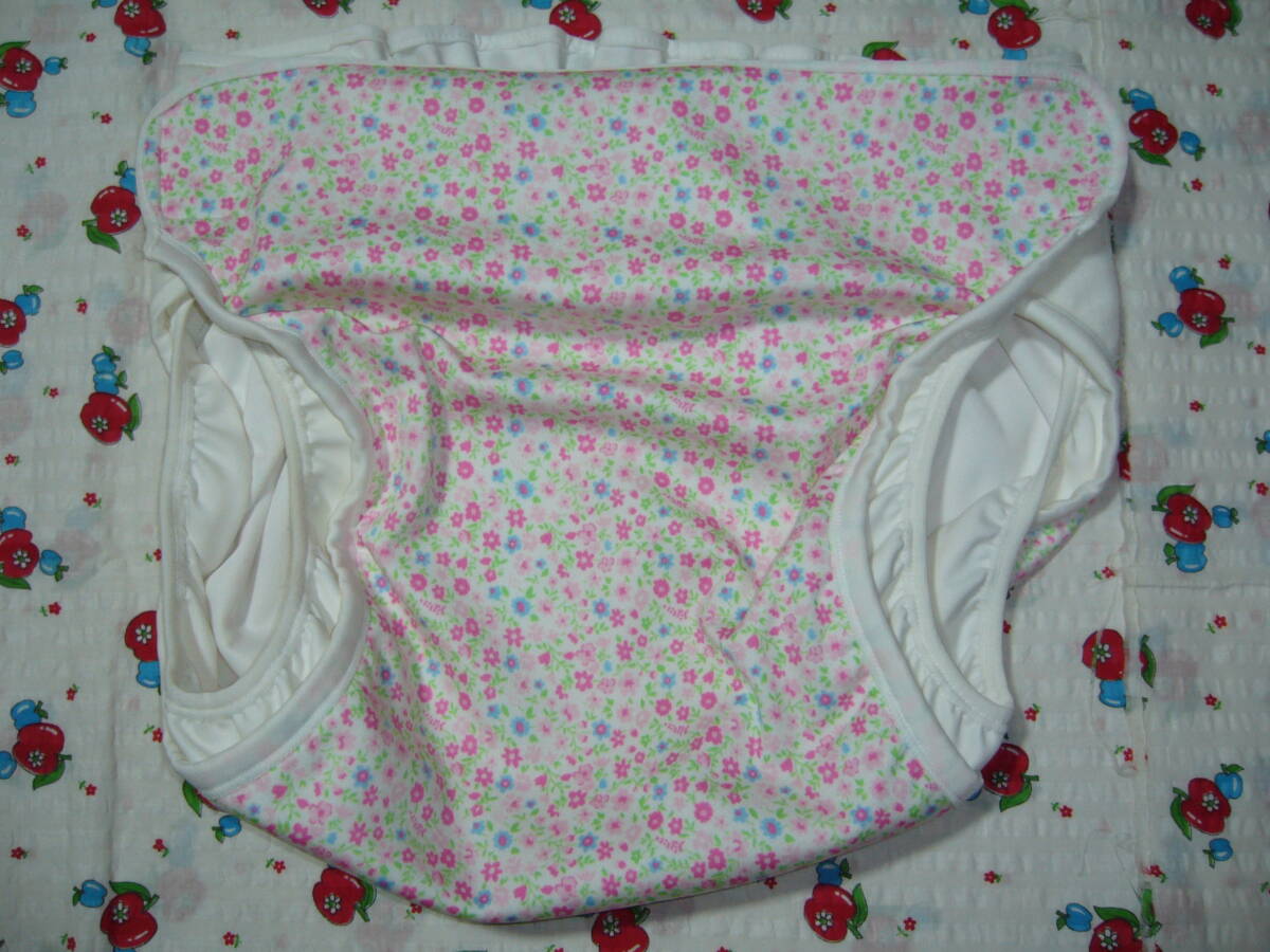 懐古　おむつカバー ベビーイエロー　Lサイズ　金属ホック　腰紐付　人気のタイプ 懐古 おむつカバー ベビーイエロー Lサイズ 金属ホック 腰紐付