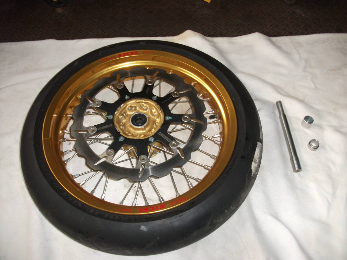 CRM250? XR250? モタードホイール XR250 MD30用モタードホイール＆タイヤ DID製 前後セット CRM250