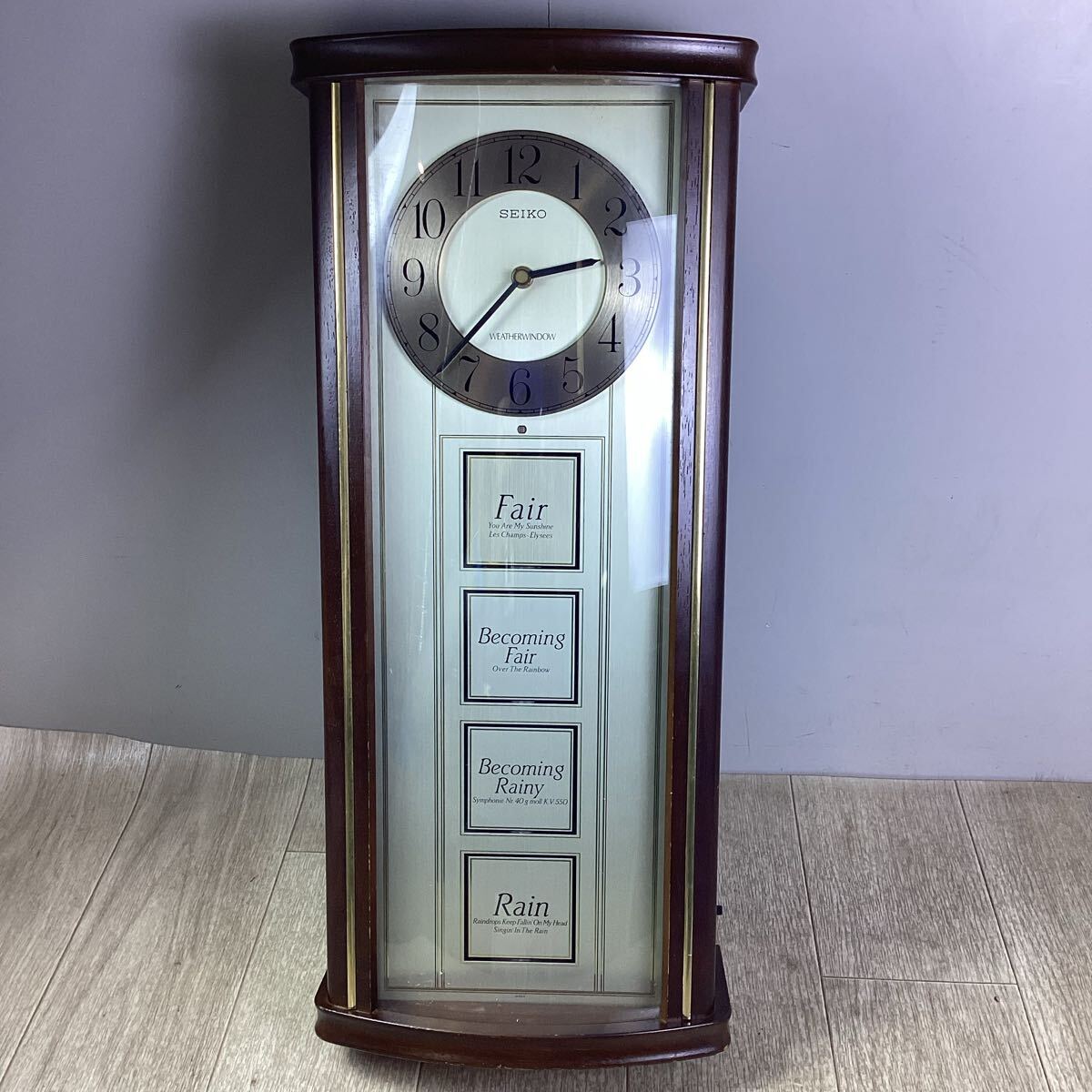SEIKO からくり時計 天気予報 天候 RE516B ウェザーウィンドウ SEIKO