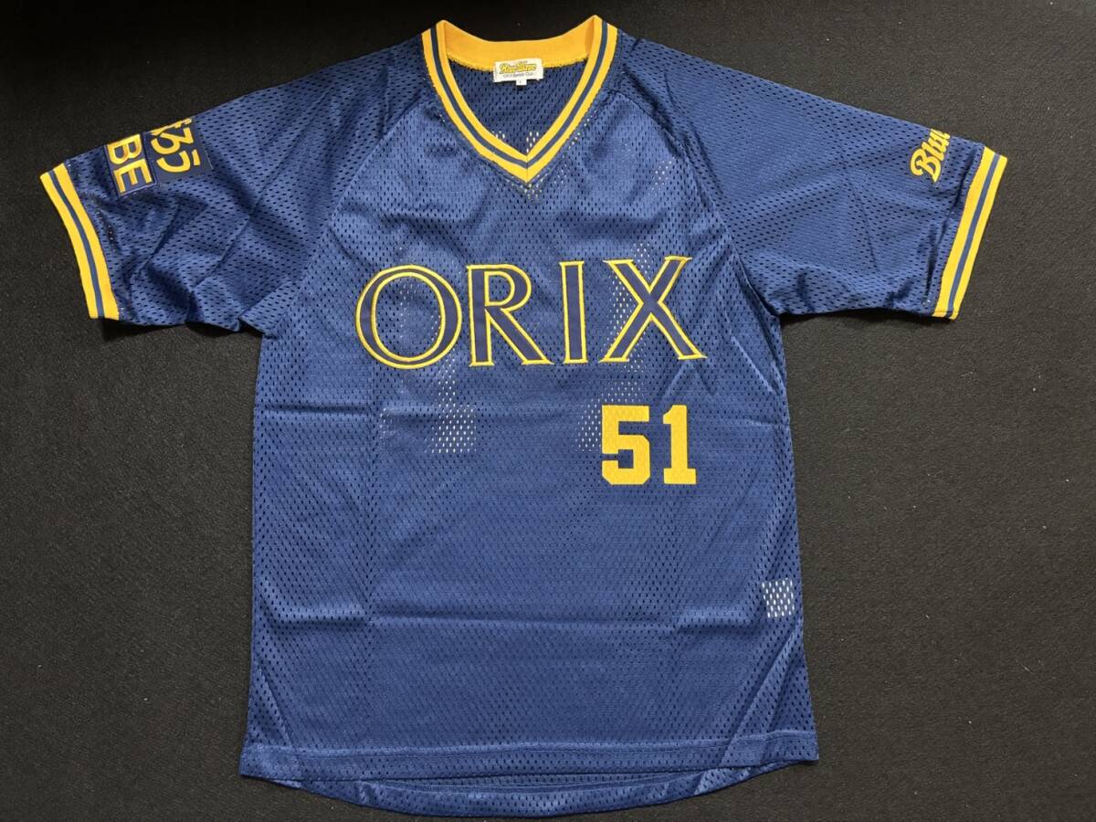 ☆美品 オリックスブルーウェーブ 谷佳知 サイン入りユニフォーム #10