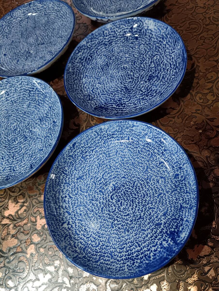 中古】図録/古伊万里.藍柿.藍九谷/中皿.長皿.そば猪口.瓶/蛸唐草
