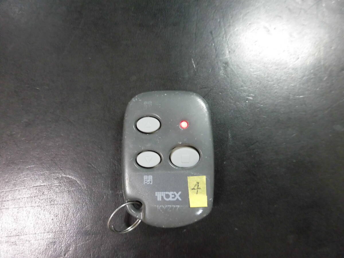 新品】TOEX KYZ73 リモコン送信器 MD-3 3釦 【送料込み】の落札情報