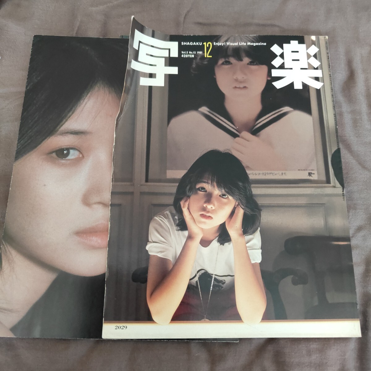 送料無料 匿名発送】写楽 1981年12月号 田中美佐子 グラビア14