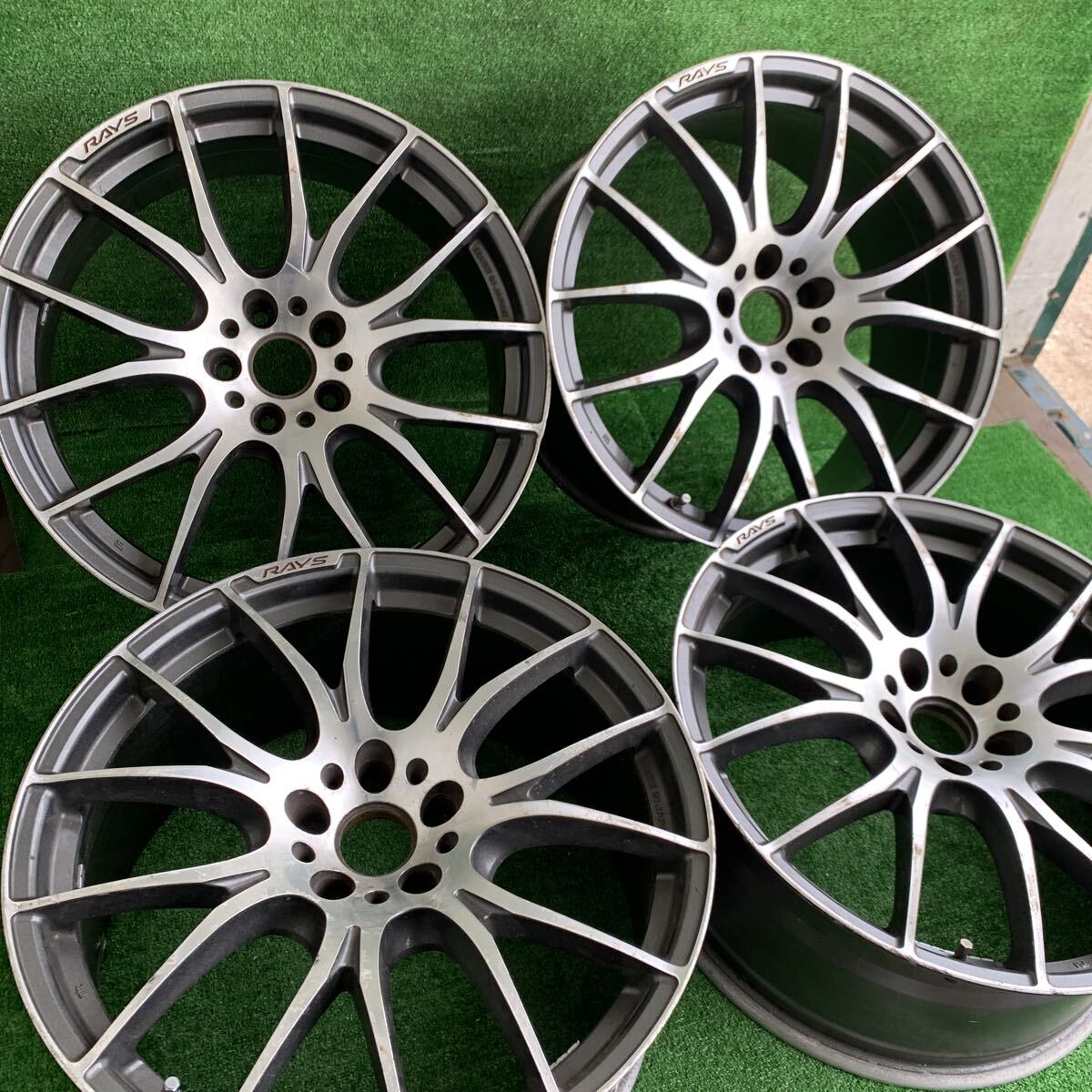 W*e様 RAYS ホムラ 2x5S 19インチ×8.5 5H 114.3 4本 未使用品 RAYS レイズ HOMURA ホムラ 2X5s アルミホイール 19インチ