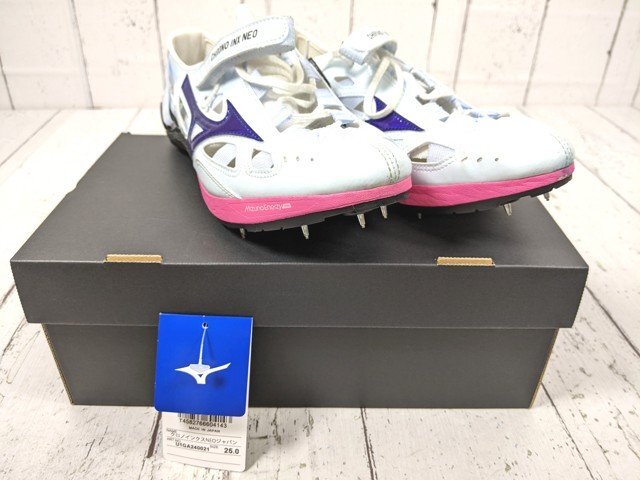 ミズノ クロノインクス SV-SS 26.0cm 肉球プレート 末續慎吾モデル