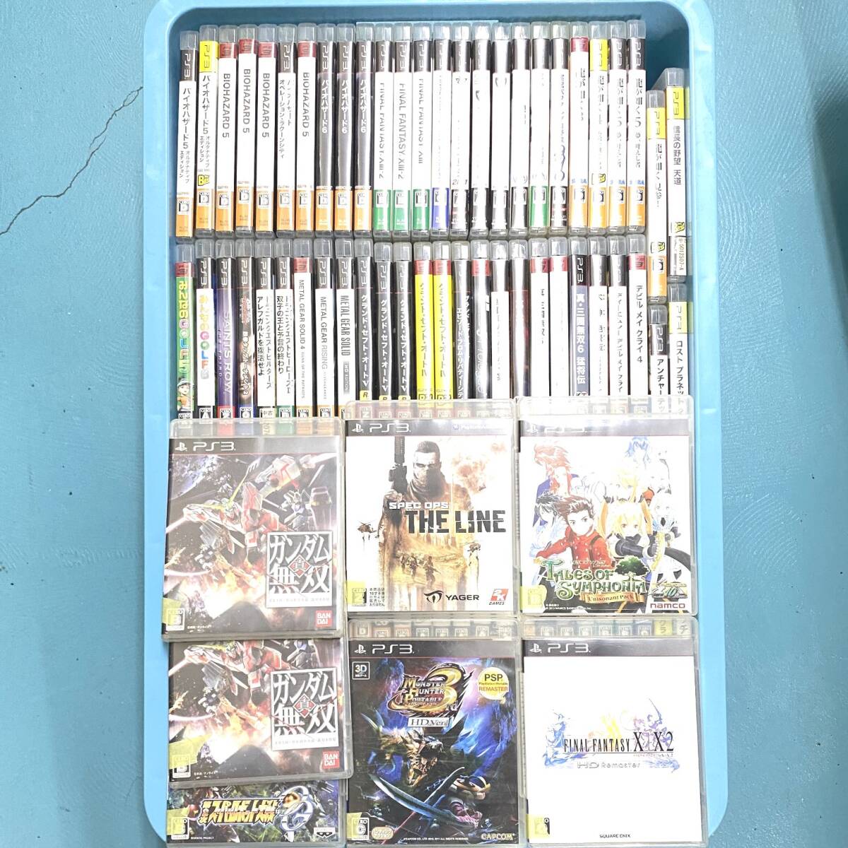 【GLB】1円〜中古 未検品 ジャンク/ PS3 ソフトセット モンハン3rd FFX/X2 Spec Ops スパロボOG 真ガンダム無双 TOS ..の1番目の画像