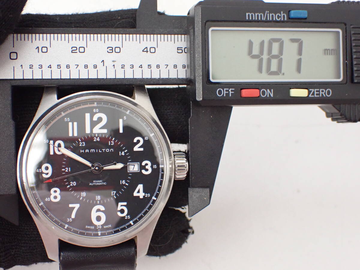 希少HAMILTON ハミルトン 腕時計 ボルトン スモセコ H133310